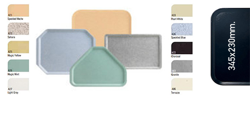 Dienbladen Polyester Versa Tray afm. 345x230mm.